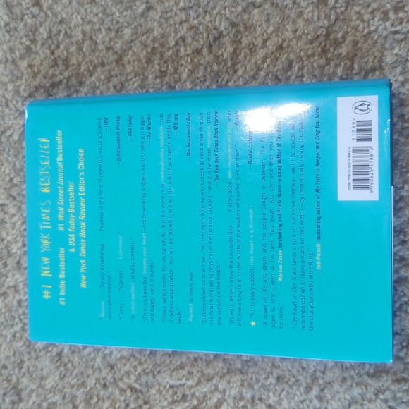 The Fault In Our Stars by John Green. Hardcover book - Picture 2 of 4
